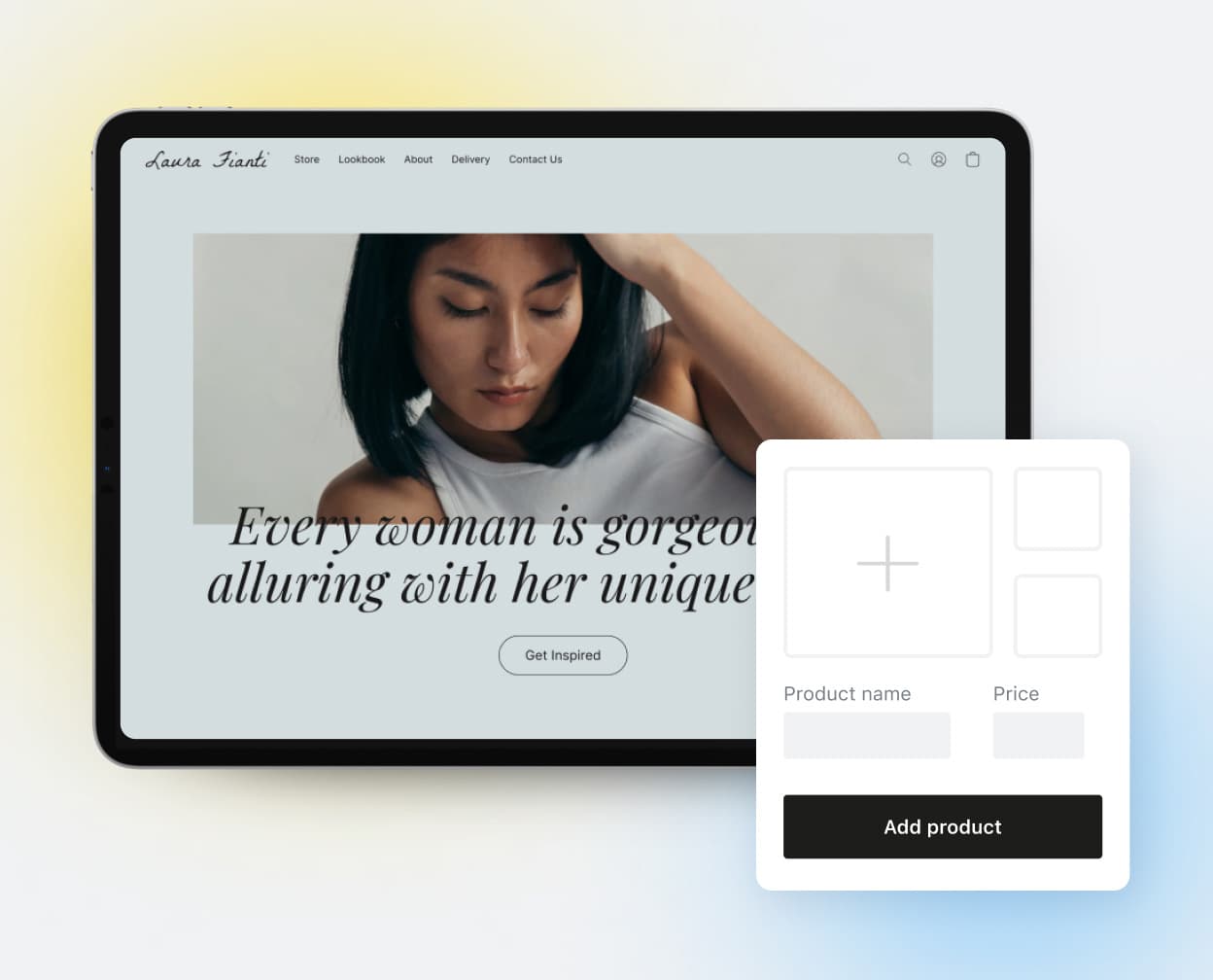 Une boutique en ligne ajoutée à un site existant