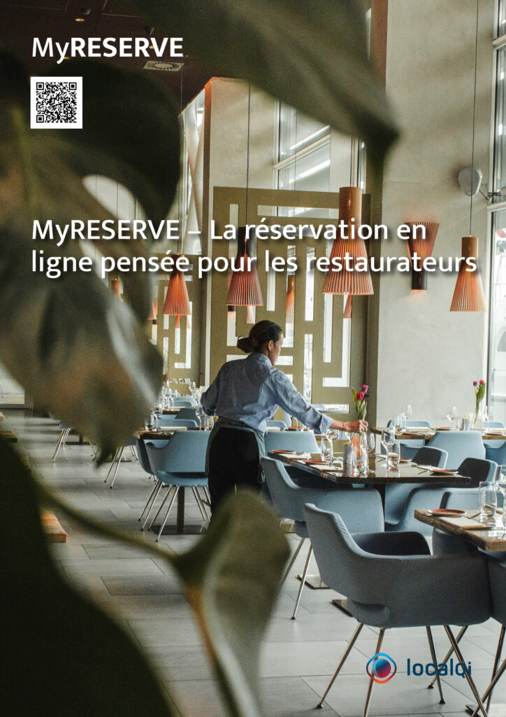 LocalQi | MyRESERVE Brochure MyRESERVE solution pour les restauranteurs